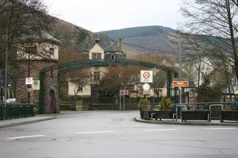Ortschaft Kasel im Ruwertal bei Trier